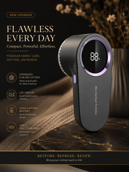 Electric lint shaver