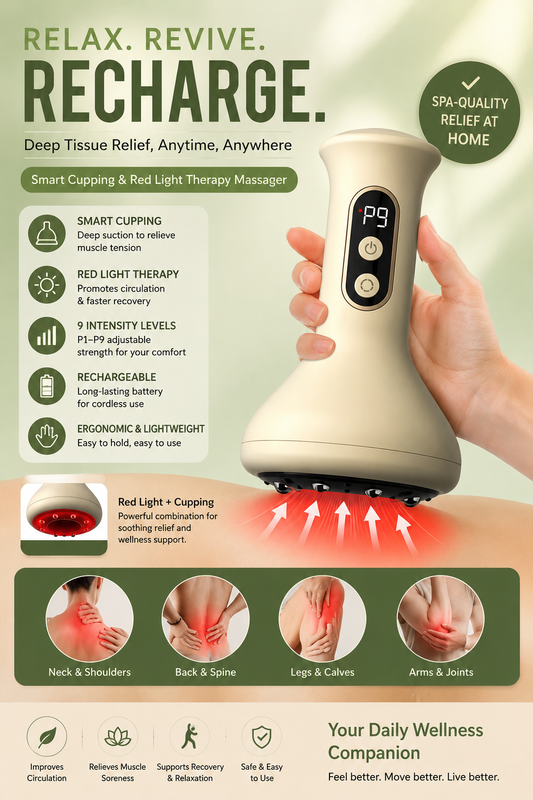 Redlight cupping device